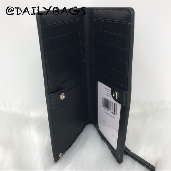 KATE SPADE MINI CONVERTIBLE BACKPACK BLACK WALLET - Picture 8 of 8